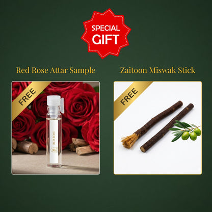 4-in-1 Ramzan Attar Set (4 Alcohol-Free Attars + 2 Free Gifts)
